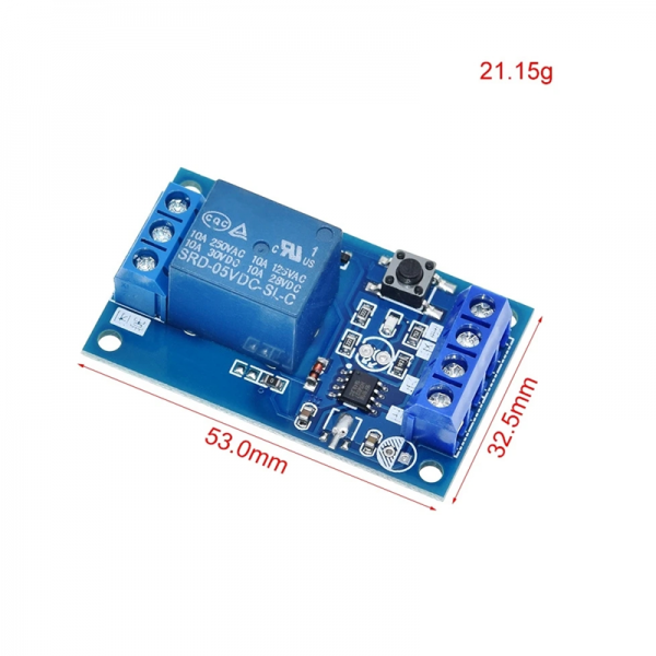Модуль двухстационарного реле 5V12V24V Переключатель автомобиля