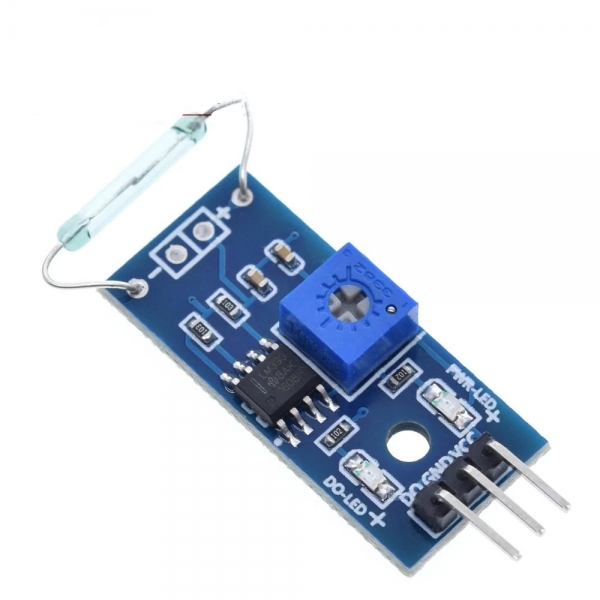 Reed switch sensor module, magnetron module, reed switch, magnetron switch