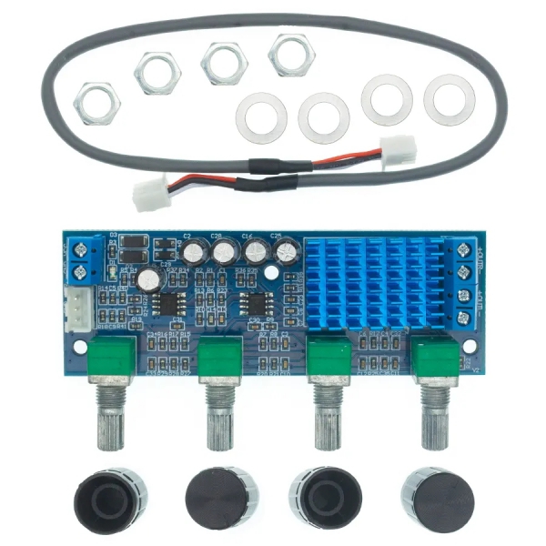 Digital amplifier board TPA3116D2 audio high-power tone board operational amplifier 12-24V
