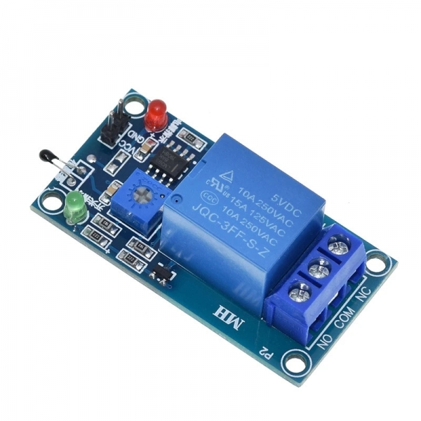 5V/12V Thermistor Sensor Temperature Control Switch Temperature Detection Module 2-in-1 Temperature Sensor Module