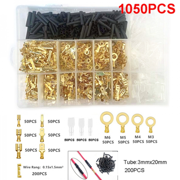 2.8/4.8/6.3MM Cold pressed Wiring Terminal Full Series Plug in Common Wiring Terminal Crimping Terminal
