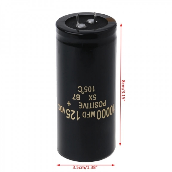 Imported Hitachi HCG FA 125V10000UF 100V 160V power amplifier audio filter electrolytic capacitor
