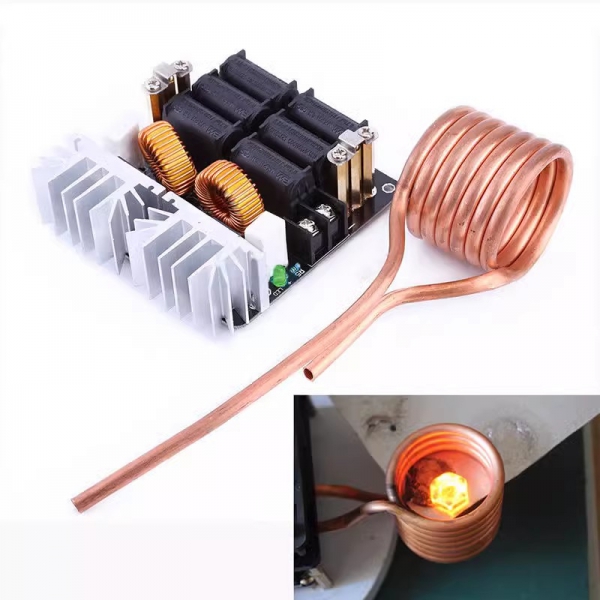 1000W ZVS high-frequency induction heating machine, high-frequency machine without tap, ZVS high-frequency quenching intermediate frequency furnace