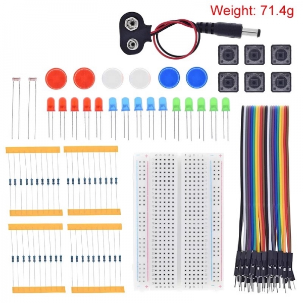 Starter Kit UNO R3 mini 13 in 1 starter kit Mini breadboard LED jumper