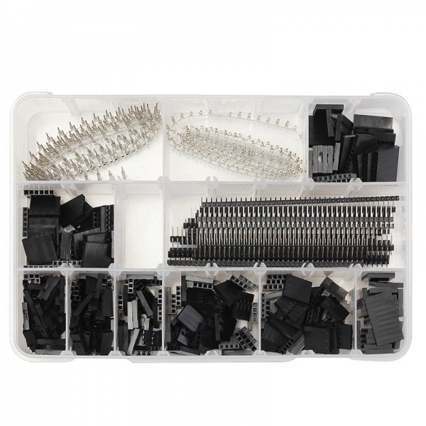 1450PCS 2.54mm DuPont jumper head connector housing with terminal kit and pin set