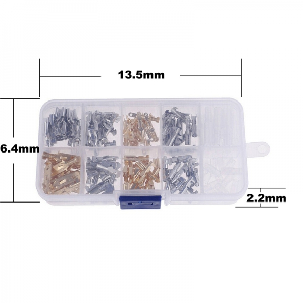 150PCS 2.8/4.8/6.3mm cold pressed terminal plug spring plug male/female docking terminal block