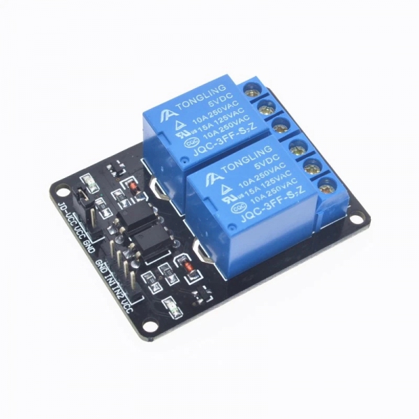 2-channel relay module optocoupler isolation 3v5v12v24v optional PCL microcontroller control board