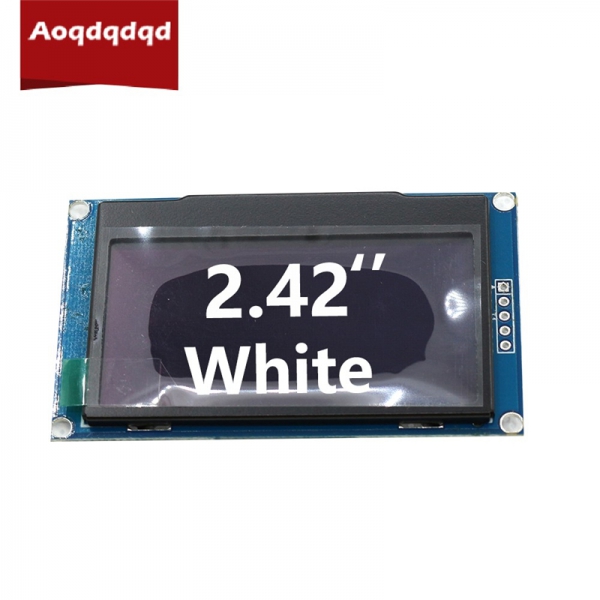 2.42-inch 4-pin OLED display module I2C/IC interface SSD1309 driver LCD screen serial port screen 3.3V