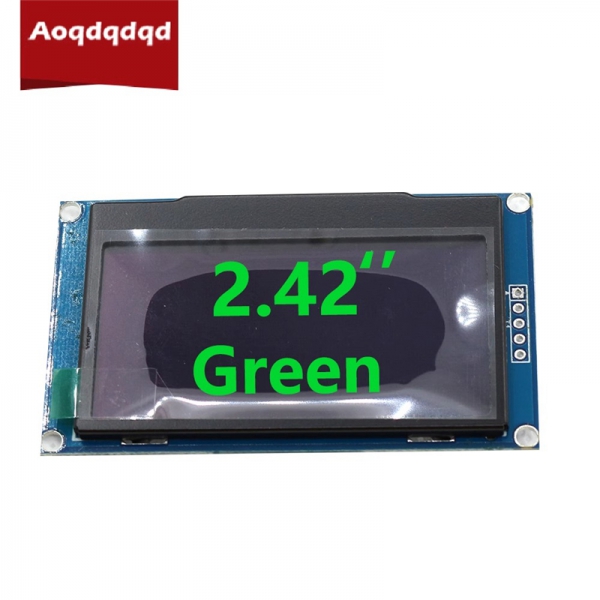 2.42-inch 4-pin OLED display module I2C/IC interface SSD1309 driver LCD screen serial port screen 3.3V