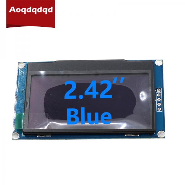 2.42-inch 4-pin OLED display module I2C/IC interface SSD1309 driver LCD screen serial port screen 3.3V
