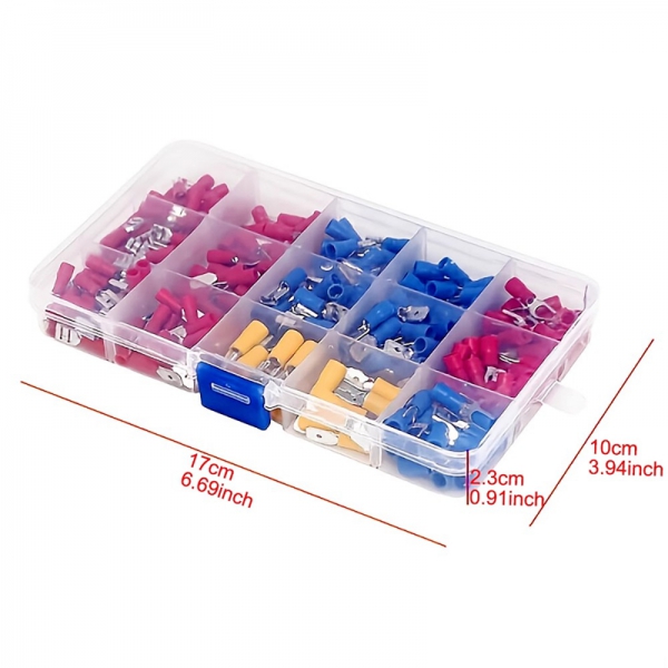 280PCS insulated cold pressed terminal combination box terminal wiring terminal kit set