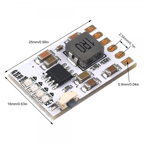 2A 5V integrated charging and discharging module 3.7V 4.2V 18650 lithium battery charging boost power board protection
