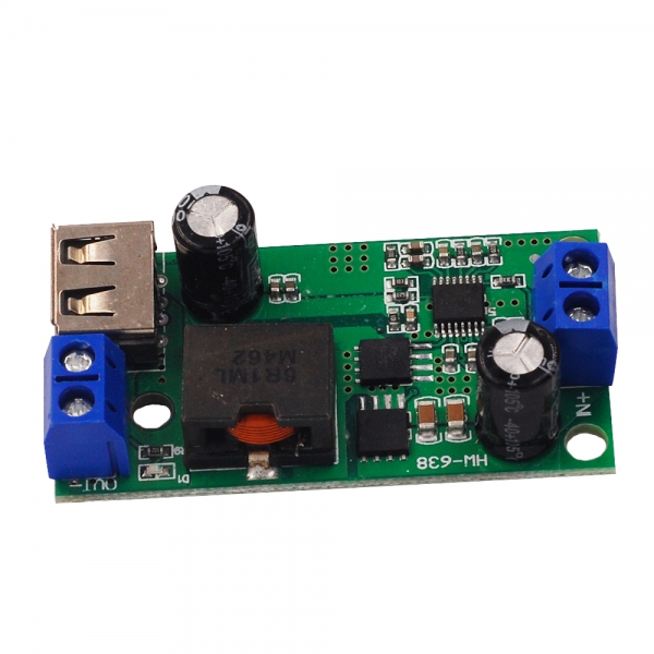 5A voltage reduction module 9V/12V/24V/36V to 5V DC-DC high-power car voltage regulator power converter