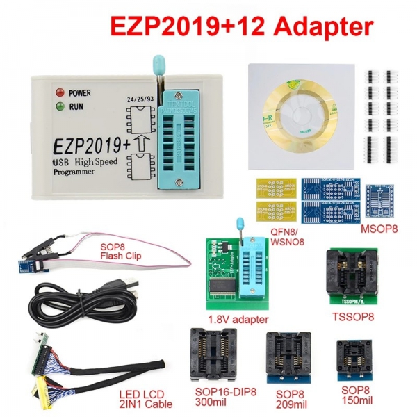 EZP2023 USB High Speed Programmer 24/25/93/95Bois 2019/2010 Upgraded Version Comes with Funding