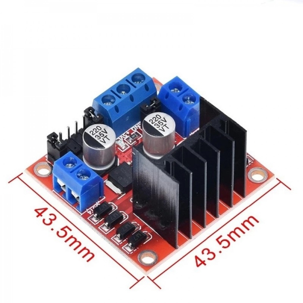 L298N motor drive board module DC stepper motor motor intelligent car robot accessories
