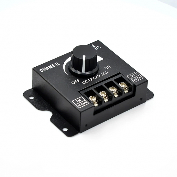 LED Dimmer Soft and Hard Light Strip Dimmer Brightness Adjuster DIMMER Knob 12V/24V 30A