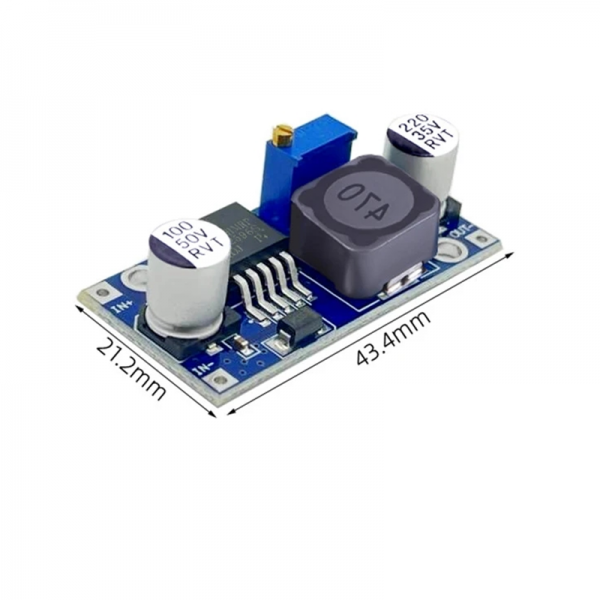 DC-DC 3A adjustable voltage reduction module LM2596 voltage stabilization 24V to 12V 5V 3V electrostatic bag packaging
