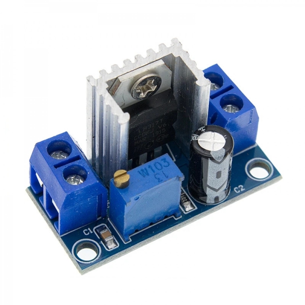 LM317 adjustable voltage regulator power board DC-DC converter step-down module adjustable linear regulator