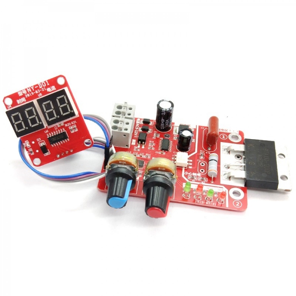 NY-D01 40A-100A Spot Welding Machine Control Board Adjusting Time and Current Digital Spot Welding Machine DIY Control Board