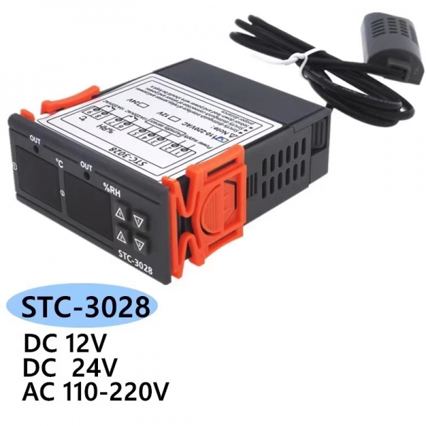 STC-3028 Intelligent Digital Temperature and Humidity Controller Breeding Hatching Temperature and Humidity Meter Humidity Instrument Temperature Controller