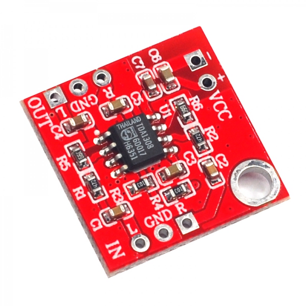 TDA1308 headphone amplifier board amplification module can be used as a pre amplifier for DC 3V-6V amplification