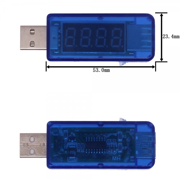 USB charging current and voltage tester detector, USB voltmeter, ammeter can detect USB devices