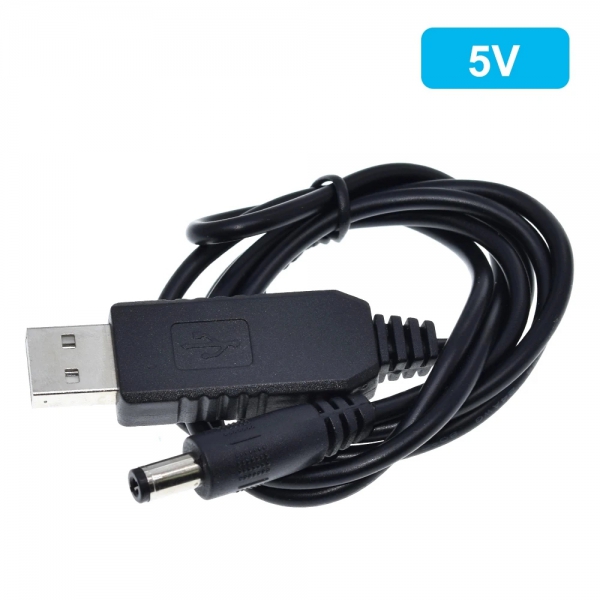 USB boost cable DC TO DC 5V/9V/12V power bank boost module DC interface 5.5 * 2.1MM