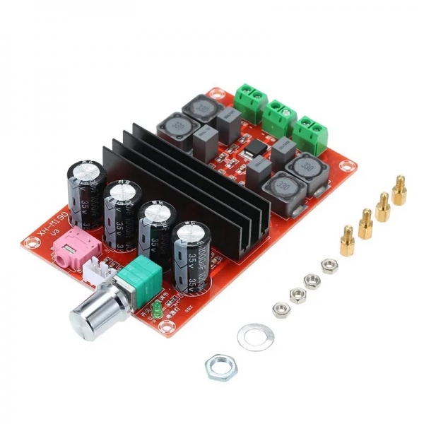 XH-M190 TDA3116D2 high-power digital amplifier board TPA3116 dual channel amplifier board 12-24V