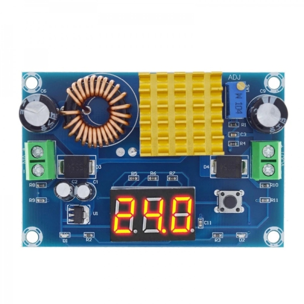 XH-M411 DC-DC digital boost board boost module, high-power boost board boost 5-45V output 5A