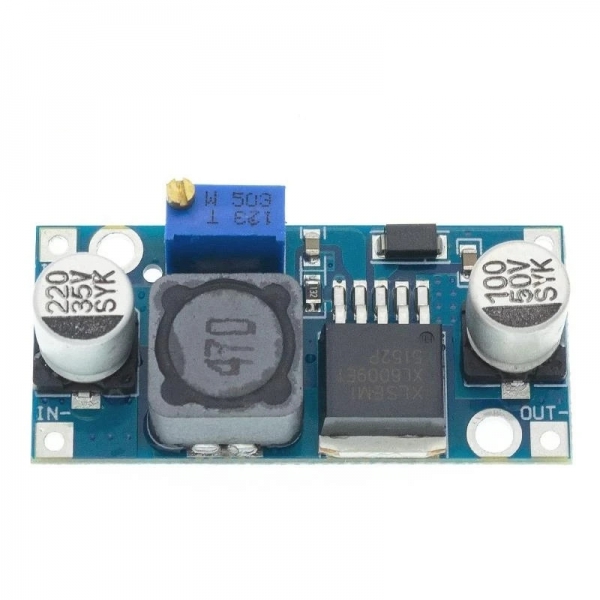 XL6009 boost module DC-DC power module output adjustable beyond LM2577 4A current